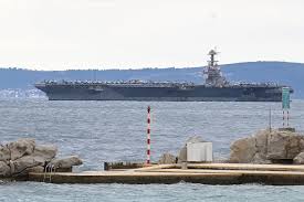 U.S. aircraft carrier to leave Mideast, reducing military might amid Iran war