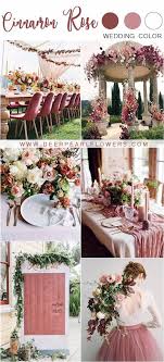 Cinnamon Rose And Greenery Wedding Color Idea Wedding Color Trends Wedding Colors Rose Wedding