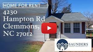Mar 15, 2021 · removing and disposing of the old door. Rented Clemmons Homes For Rent 4230 Hampton Rd Clemmons Nc 27012 Youtube
