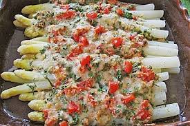 Spargel Mit Parmesan Kruste Rezept Rezepte Spargelgerichte Weisser Spargel Rezept