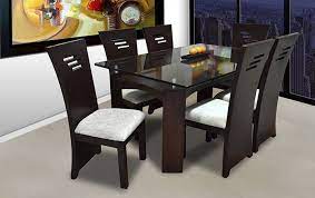 Mesa de cristal negro en vidrio templado. Comedores Mesa Continental Silla Sound Juegos De Comedor Modernos Muebles De Comedor Modernos Mesas De Vidrio Comedor