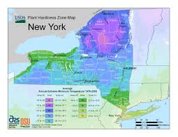 New Hardiness Zone Map For New York