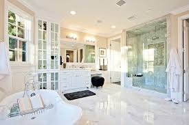 They're warm and inviting, and they create a relaxing, tranquil atmosphere to help you unwind after a long day. Luxury White Luxury Master Bathroom Ideas Novocom Top