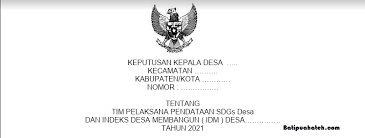 Bahwa untuk mendukung kegiatan posyandu senbagai wahana yang memberi pelayan dan pemenuhan kebutuhan. Download Sk Tim Relawan Pendata Sdgs Desa Dan Idm 2021 Sistim Informasi Nagari Batipuah Ateh