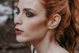 TRIBAL CLIMBER earrings, Sterling silver 925, Ear cuff earrings, Bohemian  jewelry, Dainty cute elegant, Handmade by me.