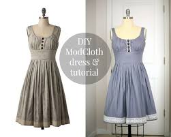 Made My Own Modcloth Dress Mod Cloth Dresses Dress Tutorials Diy Clothes Tops