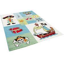 Paco home kinder teppich pirat mit papagei schatzkiste kinderzimmer karo grün creme türkis, grösse:80x150 cm. Kinderteppich Kinder Teppich Maui Kids Pirat Pergamon Rechteckig Hohe 13 Mm Online Kaufen Otto
