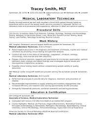 Sample Lab Technician Resume | Monster.com