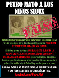 He says he will fight to reverse the decision. Petro Asesino A Los Ninos Petro Mentiras Y Verdades Facebook