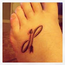 Black And Yellow Sign With Arrow Meaning Eternity Arrow Infinity Arrow Tattoo Eternity Tattoo Meaning Of Arrow Tattoo