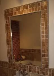 Ideas On Tiled Mirror Ceramic Tile Advice Forums John Bridge Ceramic Tile Tile Around Mirror Mirror Tiles Mirror