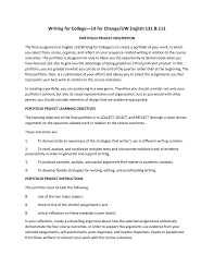 Wow your future employer with this simple cover letter example format. Portfolio Description