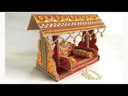 How To Make Jhula For Bal Gopal At Home Krishna Swing Best Out Of Waste Diy Ideas My Bal Gopal Diy Crafts For Gifts Art N Craft