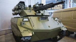 Uran 9 Unmanned Ground Vehicle Military Robot Army Vehicles Armored Truck