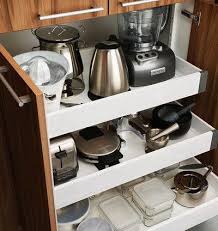 40 Appliance Storage Ideas For Smaller Kitchens Kitchen Cabinet Storage Diy Kitchen Storage Kitchen Design