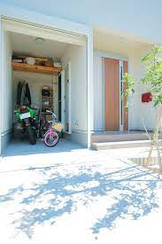 のびのび遊べて子ども達に大人気の自然派住宅 インナーガレージ バイクガレージ 収納 間取り
