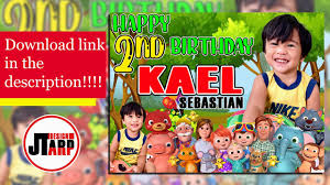 A collection of the top 34 cocomelon wallpapers and backgrounds available for download for free. Cocomelon Psd 2nd Birthday Tarpaulin Tarpaulin Design For Kids Video Video Jtarp Design