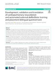 What might help you overcome hesitancy to speak up about your beliefs? Pdf Development Validation And Translation Of Cardiopulmonary Resuscitation And Automated External Defibrillator Training And Placement Bilingual Questionnaire