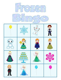 Frozen Bingo Game Instant Download Printable Party Game Etsy Birthday Party Theme Decorations Bingo Games Party Games