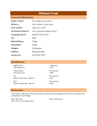 A resume summary statement is a short paragraph at the beginning of a resume that highlights a job seeker's professional skills and experience. What Is Biodata Complete Guide Free Templates Hloom