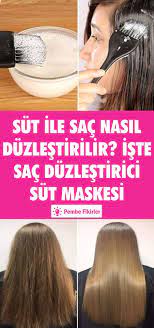 sut ile sac nasil duzlestirilir iste sac duzlestirici sut maskesi sac duzlestirici duz sac dogal sac bakimi