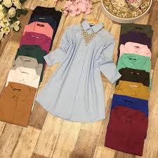 Kampanya Yeni Renkleriyle Stokta Boyfrend Tunik 65 Kom 3 Tane 125 Kom Boy 90cm Beden S M L Xl Koton Kumas Koton Boys Shirt Dress