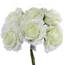 They will work with the bride to order flowers in bulk. Ivory Foam Rose Bunch 804768 Bulk Buy