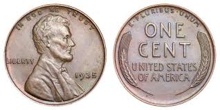 1935 Lincoln Wheat Penny Coin Value Prices Photos Info