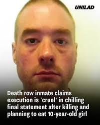 His last meal has been revealed too.