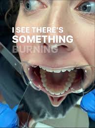 When the dentist becomes...