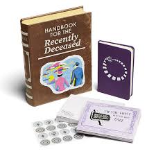 Remember all new arrivals must bring the handbook, and the living and the dead book upon first meeting. Beetlejuice Handbook For The Recently Deceased Deluxe Note Card Set With Keepsake Book Box Thinkgeek Notecard Set Card Set Note Cards