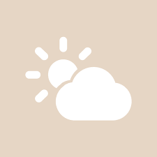 weather milky beige iphone app layout iphone photo app iphone icon