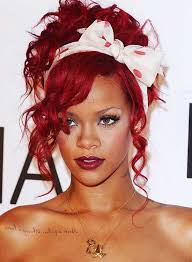 Rihanna Ve Gecmisten Gunumuze Saclari Saclarim Ve Ben Uzun Sac Rihanna Kizil Sac Rengi