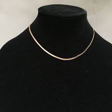 14k Gold Herringbone Chain Necklace 16 Inches 3 1 Grams Signed Italy Jewelry Unbranded Chain Gold Herringbone Chain Italy Jewelry Chain Necklace