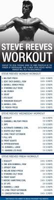 Building The Ideal Body Steve Reeves Inspired Workout Program Steve Reeves Steve Reeves Workout Workout Programs