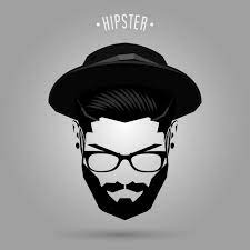 Hipster Men Hat Hipster Drawings Beard Art Hipster Art