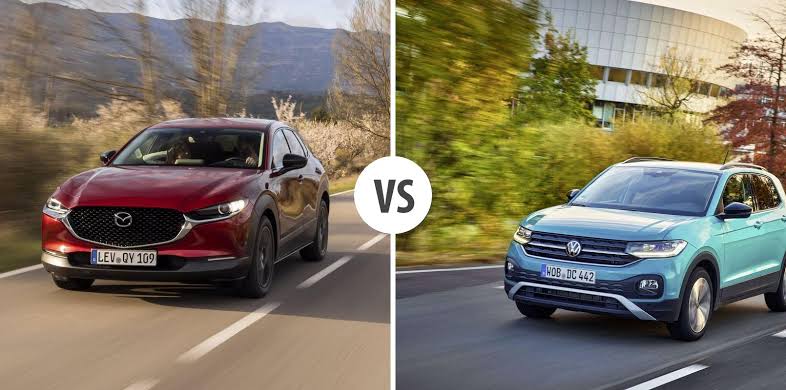 Mazda CX-30 vs Volkswagen T-Cross vs Hyundai Venue usados Ecuador 2026 comparativa SUV subcompacto