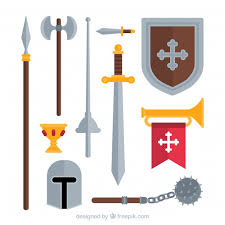Playmobil armaduras para pecho medievales guerreros envios. Elementos De Guerrero Medieval Vector Gratis