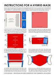 Before you spend time sewing a large batch of masks to donate, please call first to ask if they are accepting them. Diy Instructions Sewing A Hybrid Cloth Mask Iris Luckhaus Illustration Design