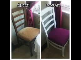 Mobilya Boyama Sandalye Boyama Ve Sandalye Kilifini En Kolay Nasil Degistiririz Chair Painting Youtube