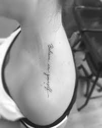 Believe In Yourself Believe Tattoos Girl Power Tattoo Power Tattoo