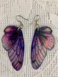 Par De Brincos Asas De Fada Acessorios Divertidos Brincos Exclusivos Brincos