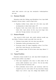 Contoh proposal singkat (usaha, penelitian, kegiatan, dan proyek). Proposal Proyek Akhir Ii Film Animasi 2d Cerita Orang Laut Enam Su