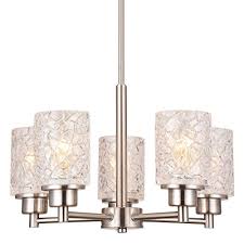 Here is another small chandelier, this time in classic brushed nickel. Alice House 18 1 Dining Room Chandeliers Brushed Nickel Contemporary Light Fixture For Foyer Entrance And Living Room Buy Online In Belize At Belize Desertcart Com Productid 185665366