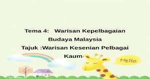 Warisan kesenian pelbagai kaum (,) may 17, 2012 · filed under alat muzik. Presentation Sdp Pptx Powerpoint