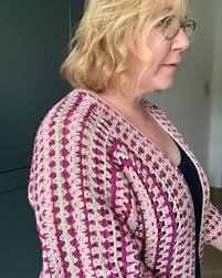 Ravelry: Strawberry Sundae Hexagon Cardigan pattern by Fiona Field