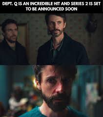 Great news for Dept. Q fans — looks like Series 2 will be produced! It's  expected that Netflix will make an announcement soon, and writer and  director Scott Frank already has plans: “