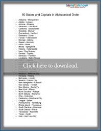 This category has the following 27 subcategories, out of 27 total. 50 States And Capitals In Alphabetical Order Lovetoknow