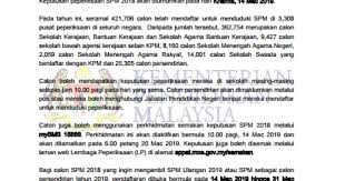 We did not find results for: Semakan Keputusan Spm 2018 Secara Online Informasi Santai