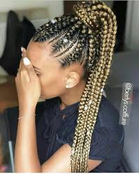 The answer to the questions like how long does hair have. 2019 Trendy And Beautiful African Braids Braided Hairstyles Half Cornrows Hair Styles